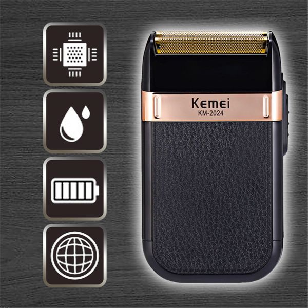 

100-240v kemei 3d electric shaver maquinillas de afeitar shaving machine rechargeable floating beard shaver hair trimmer rimmer ohbvp