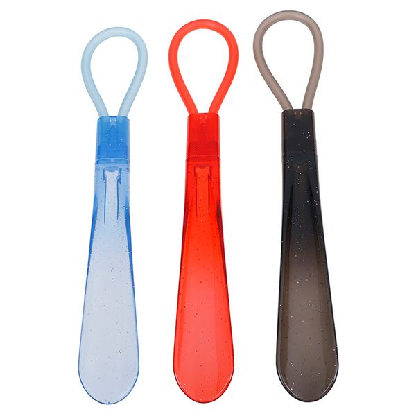 

1pcs 30см ложка форма напряжения обувь shoehorn пластиковые профессиональные женщины мужчины обувь horn hot sale, White;pink