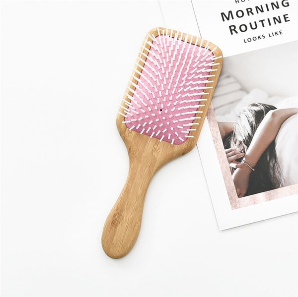 

макияж 1pc подушка безопасности comb массаж головы nanzhu расческа длинных волосы большая антистатическая воздушная подушка деревянные g0412, Silver