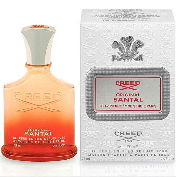 

creed brand creed santal natural fragrance for men women long time lasting smell perfume air freshener spray dhl 100ml