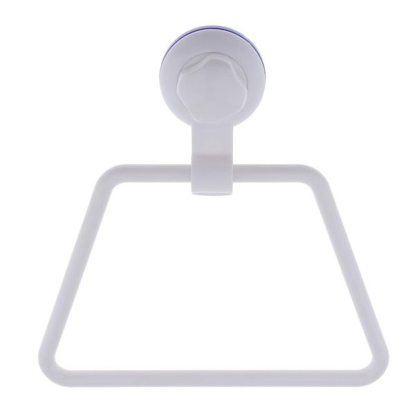 

shower vacuum suction cup hand towel holder rack white no nail durable