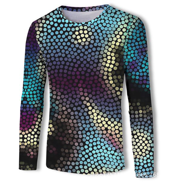 

mens designer digital trend starry sky printing 3d long sleeve0d55, White;black