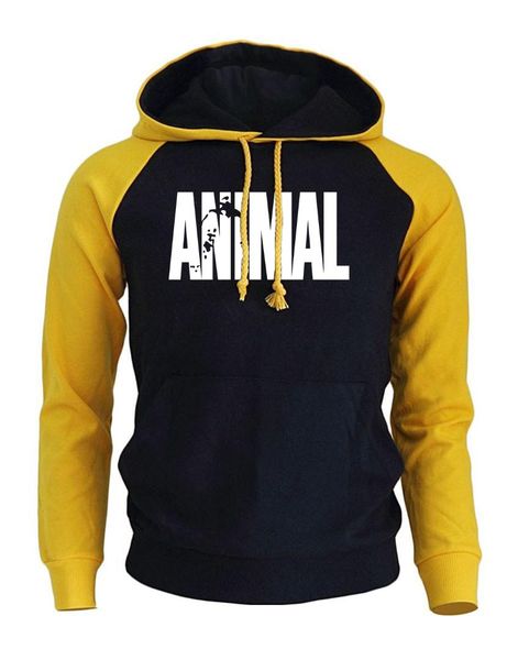 

men's sportswear hoodies 2017 new brand clothing raglan hoody letter animal print sweatshirt for men harajuku hip hop hoodie, Black