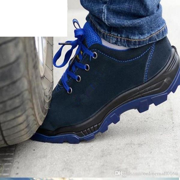 

мужчины безопасности труда обувь стали toe теплый дышащая мужская повседневная сапоги проколам труда страхование обувь большой размер мужско, Black
