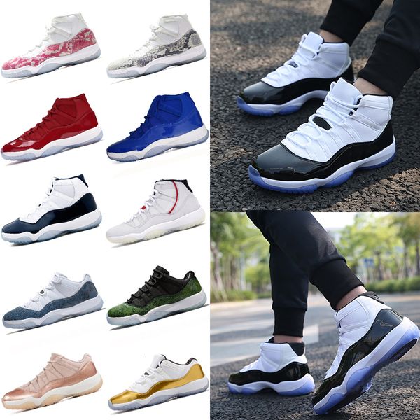 

2019 snakeskin concord platinum tint university blue win like midnight navy 11 hign low cut basketball shoes for men women sneakers trainers