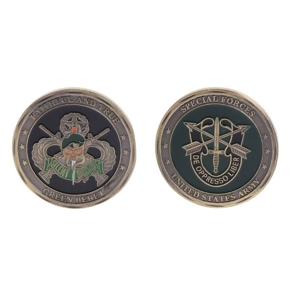 

памятная монета plated silver us army special forces сувенирная коллекция произведений искусства, не являющиеся валюты монеты w215 другое ho