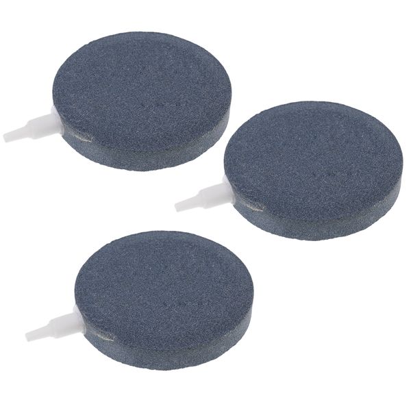 

3x 10cm aquarium air stones fish tank pond bubbler pump ceramic aerator