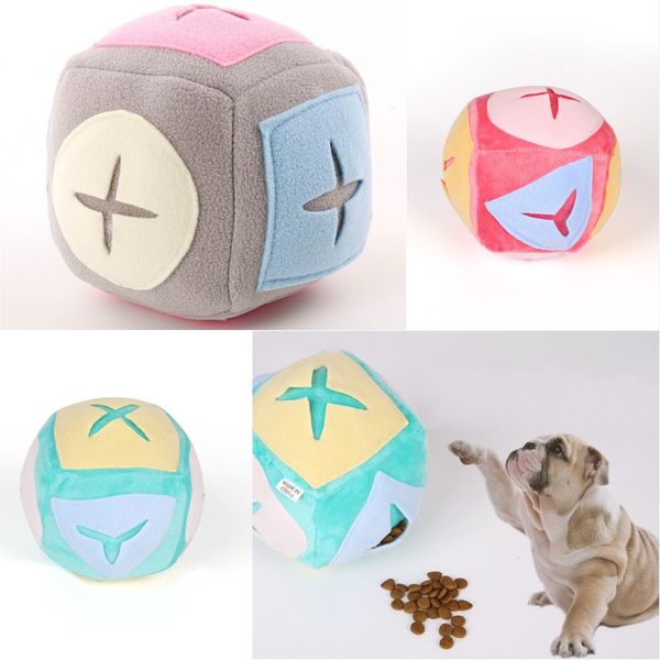 

pet sniffing ball pet dog cat training puzzle sniffing ball puppy soft fleece sniffing educational play balls