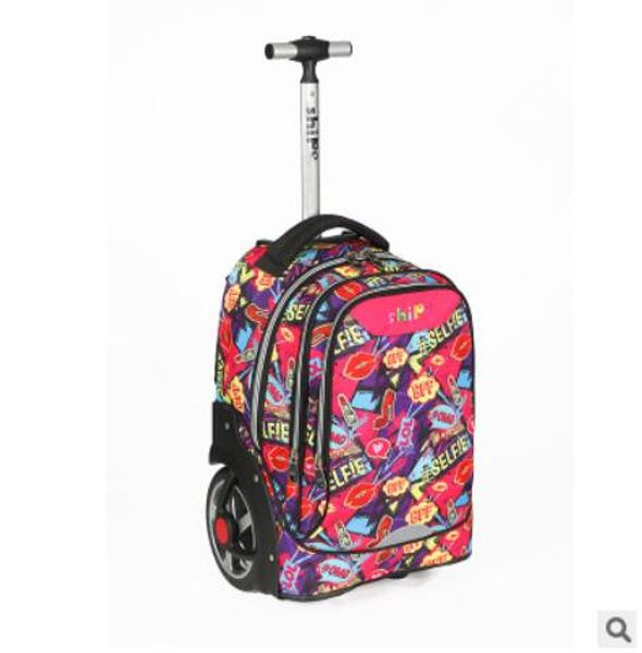 

kids school bag on wheels school rolling backpack children wheeled backpack student travel rolling luggage trolley bags