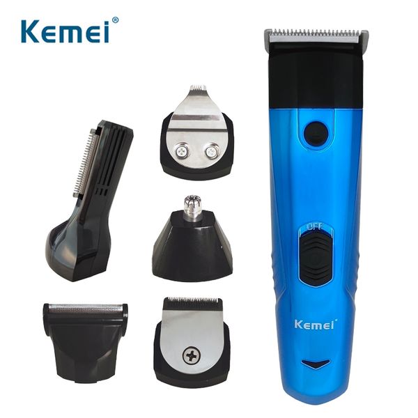 

kemei 891 6 in 1 oil for clippers razor low noise hair cutting machine rechargeable shaver professional haircut 38d