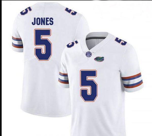 

women florida gators #5 emory jonesreal ladies embroidery college football jersey size s-4xl or custom any name or number jersey, Black;red