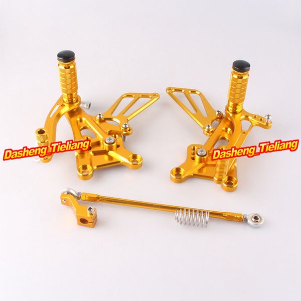 

adjustable shift foot pegs rear set footrests replacement for cbr600 f4i 2001 2002 2003 2004 motorcycle accessory parts