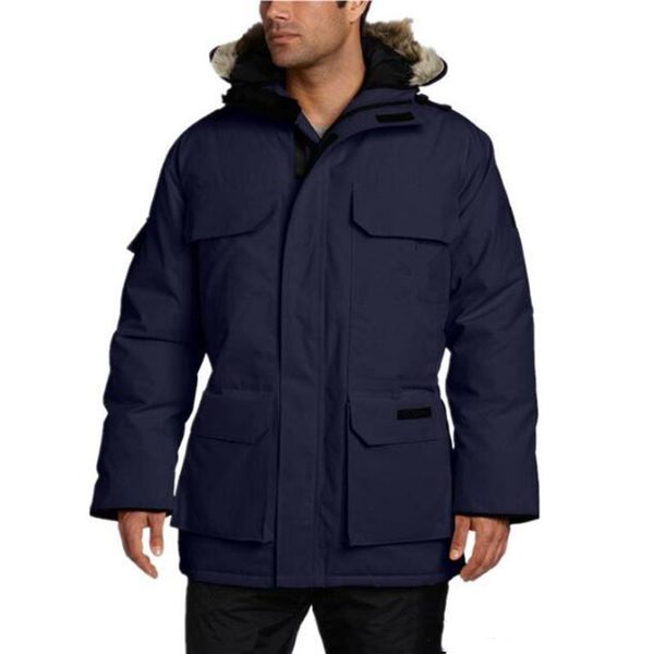 

роскошные канада вниз куртки мужские deisgner зимняя куртка мужчины женщины высокого качества канада зимняя куртка верхняя одежда конструкто, Black