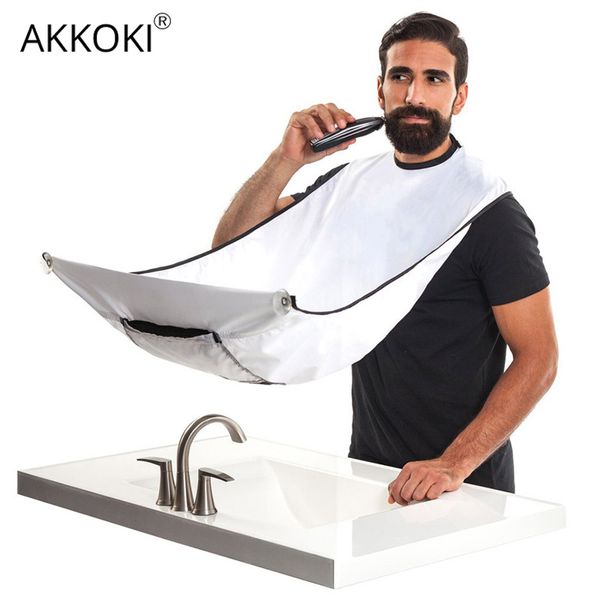 

male beard apron new shaving apron beard care clean catcher men waterproof cleaning protect bathroom supplies dropship