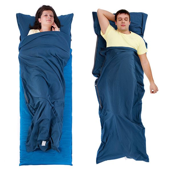 

naturehike lightweight splicing envelope sleeping bag liner cotton ultralight portable with pouch bag
