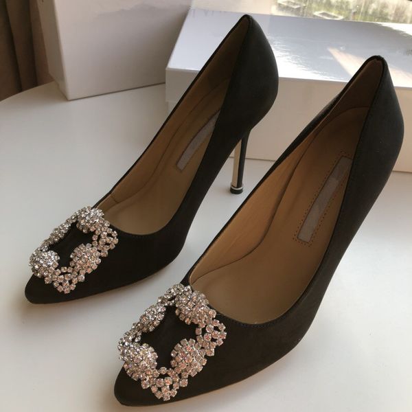 

2019 luxury designer women shoes high heels nude black leather pointed toes pumps bottoms dress shoes platform