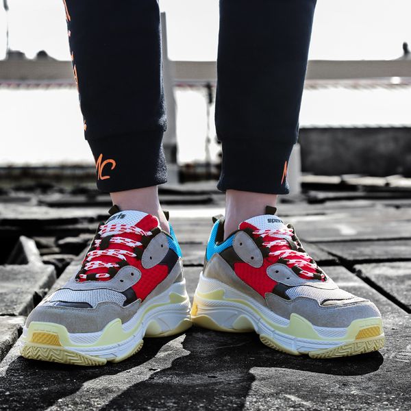 

the latest summer of 2019 outdoor leisure running shoes enhances air permeability trend with handy large-size rubber sneakers j