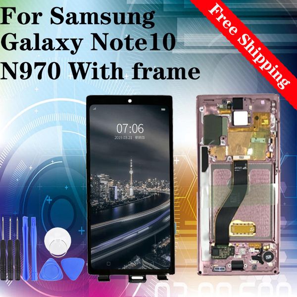 

6.3" sellingfactoryprice repair for replacing lcd screen original for samsung note10 n970 touch screen display