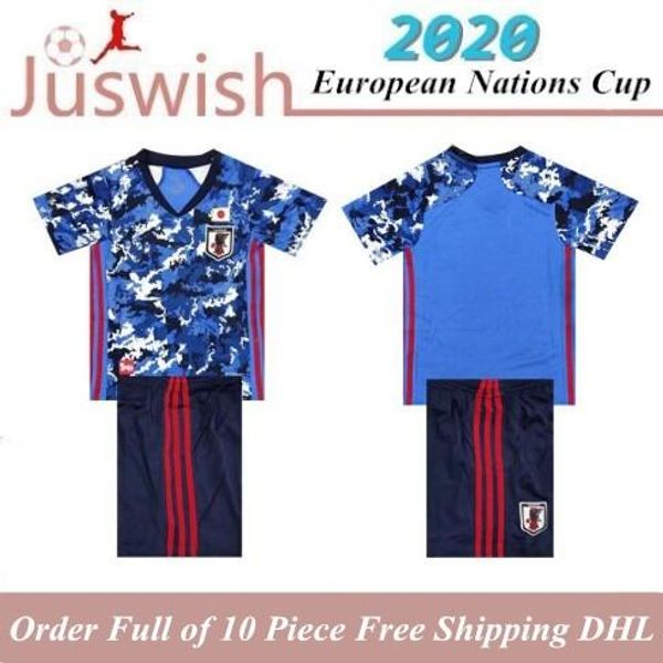 

2019 japan national team okazaki kagawa kids kit mens soccer jerseys home blue child football shirts new honda hasebe nagatomo boy uniforms, Black