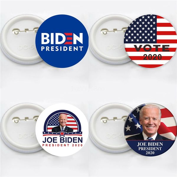 

joe biden brooch us presidential candidate election 2020 mini badge round insignia party supplies letter multicolour new arrival 1qf d2#998