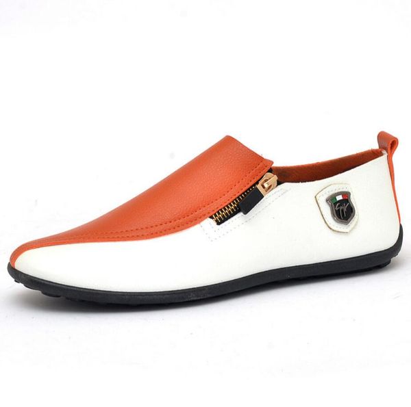 

fashion style soft men loafers high leather oxford shoes mens flats gommino driving shoes chaussure homme cuir zapatos hombre, Black