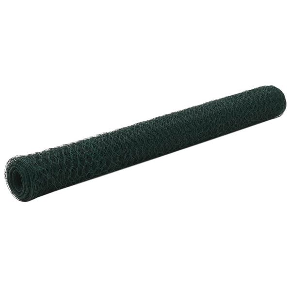 

steel wire mesh with pvc coating 25x1,2 m hexagonal green garden sets