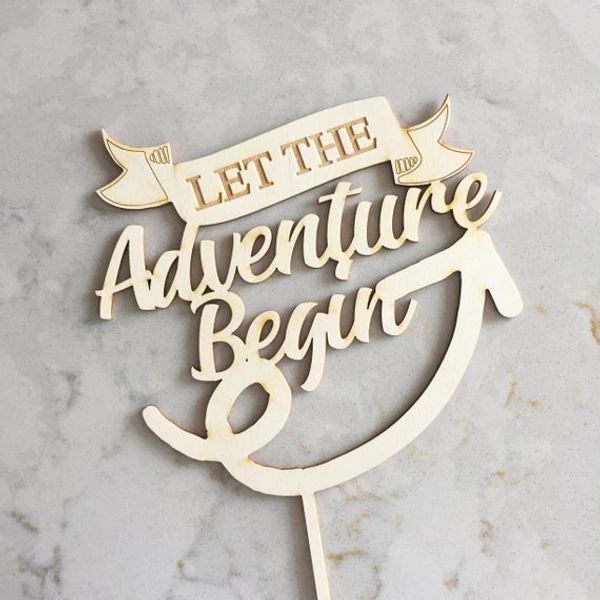 

bridal shower cake er//engagement cake er // baby shower//let the adventure begin er // wedding