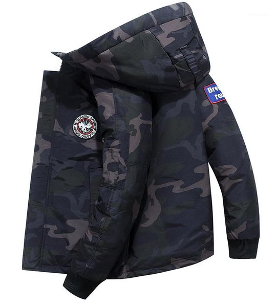 

long sleeve winter down jacket chinese styles casual warm coats classic sports mens designer parkas fashion, Black