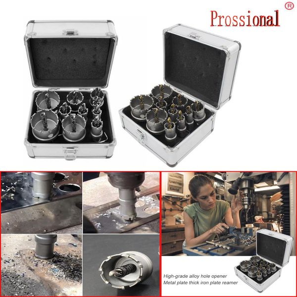 

new high speed steel carbide tip hole saw tooth cutter metal drilling hand woodworking cutter drill bit hss drill bit set