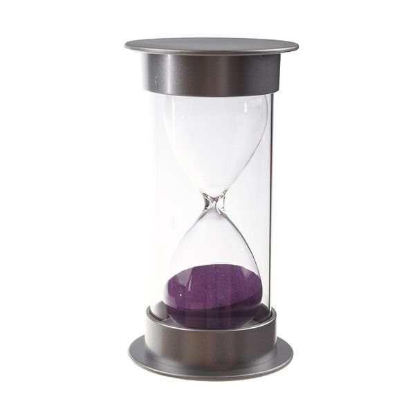 

plastic crystal sandglass 10 minutes sand clock decoration sandglass timer purple