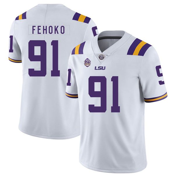 

beriden fehoko stitched mens lsu tigers russell shepard duke riley dillon gordon white purple ncaa college jersey, Black