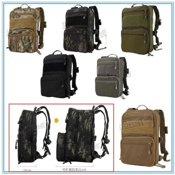 

tactical backpack pouch gear multipurpose molle system expandable backpack