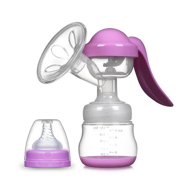 

new breast pump baby nipple manual suction milk pump feeding breasts pumps milk bottle sucking postpartum supplies accessories, White