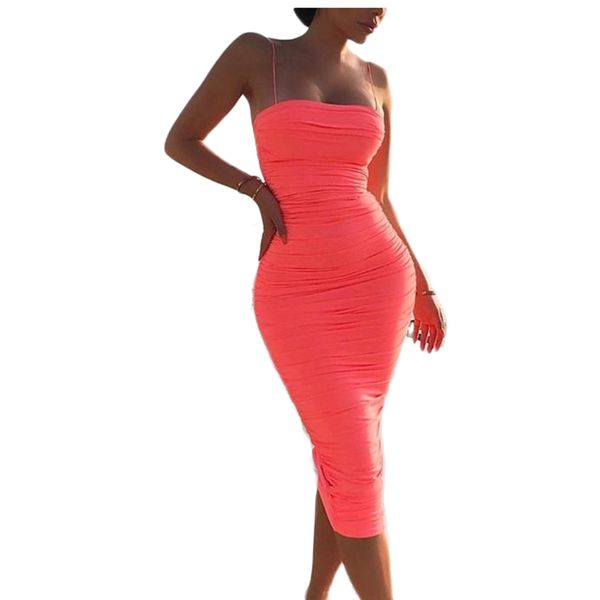 

nice quality women dress multi-color elegant dress women's long pleated suspender, White;black