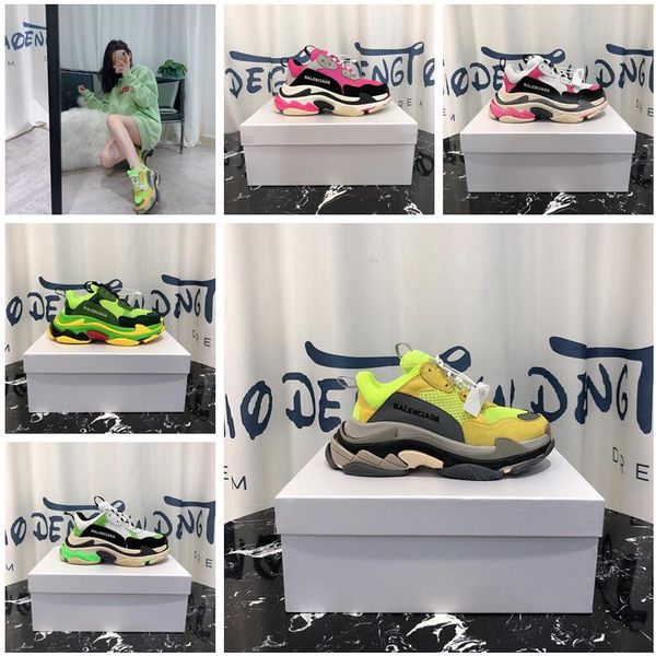 

27color 4 boexd 2018 in new pari 17fw triple 1 dad hoe luxury torre neaker men women men women balenciaga running hoe