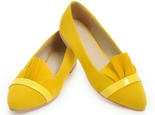 

2019 suede women's shoes in spring and autumn with new style flat bottom pointed end @w56, Black