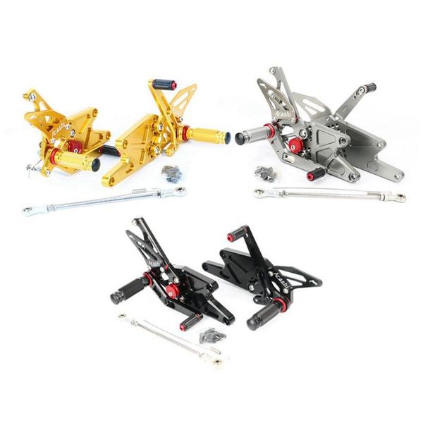 

for yamaha mt-03 mt-25 2015 2016 2017 cnc aluminum adjustable rearset foot pegs footrest pedals