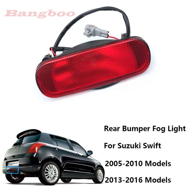 

rear bumper fog light for swift 2005-2010 2013-2016 rear bumper lamp sbrake light