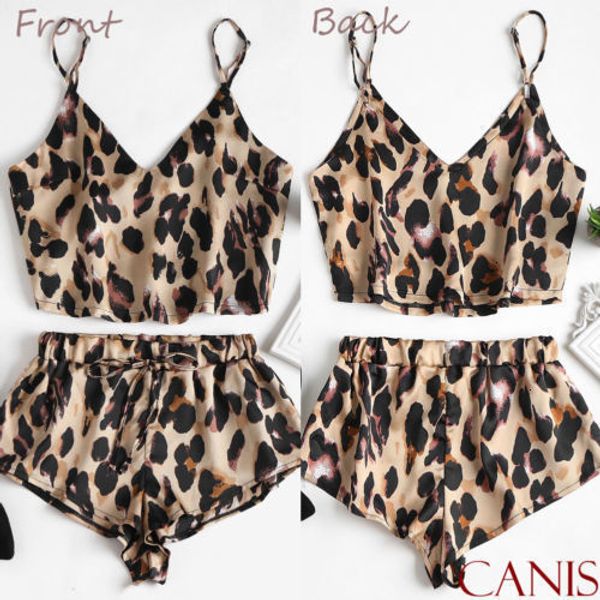 

pijamas for women women lingerie women 2pcs new tank shorts print lace sleepwear babydoll nightwear pajamas set, Black;red
