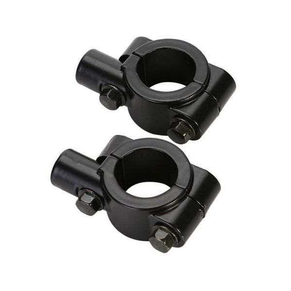 

1pair 10mm 7/8" motorcycle rearview handlebar mirror mount holder adapter clamp