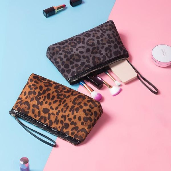 

makeup bag female cute lace small women cosmetic bag organizer leopard dropshipping fashion travel make up wholesale