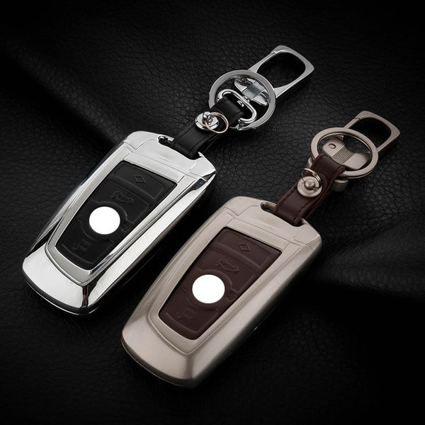 

zinc alloy car styling key cover case for m1 m2 m3 e90 f05 f10 f20 f30 z4 x1 x4 x6 car smart remote key cover chain keyring