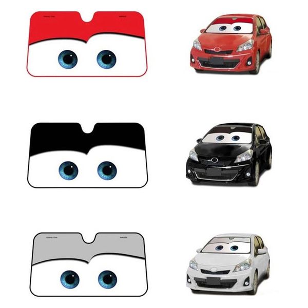 

car eyes heated windshield sunshade car window windscreen cover sun shade auto sun visor car-covers solar protection 6 color