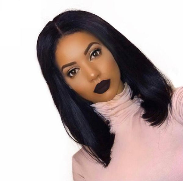 2018 New Products European And American Wig Black Long Straight