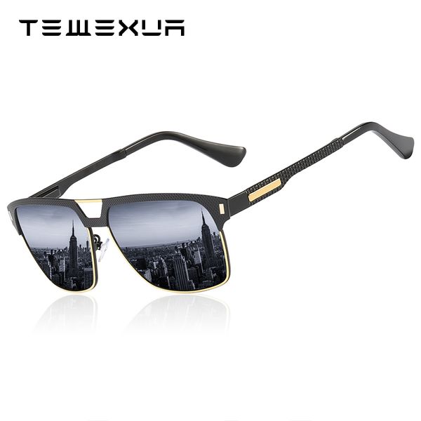 

tewexua men's sunglasses lenses driving leisure glasses goggles anti-glare polarized uv400 glasses, White;black