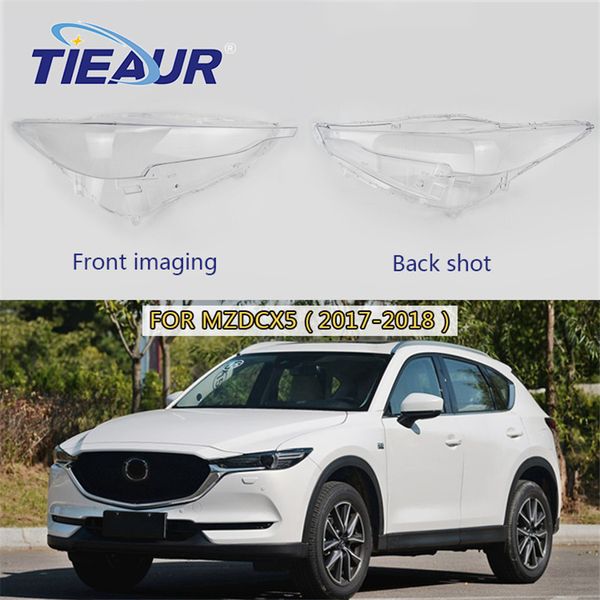 

4doors headlamp clear lampshade cover for cx5 (2012-2018) headlight lens cover transparent replacement