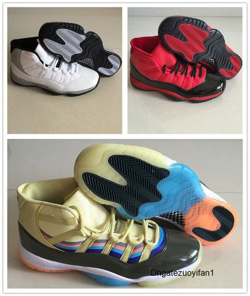 

sean wotherspoon x 11 multi rainbow mens basketball shoes jumpman trainers white grey red men designer sports sneakers