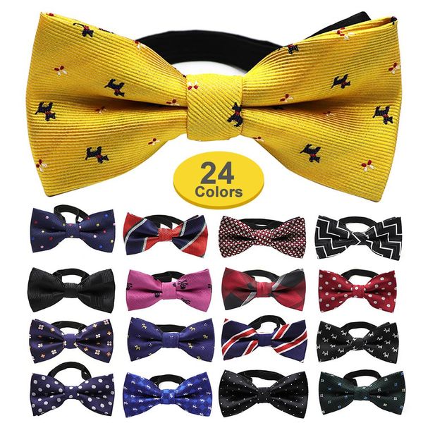 

new fashion elegant lovely party necktie vintage children kids toddler boys girls pre tied bow tie necktie wedding party decorat