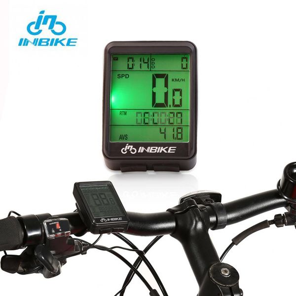 

inbike cycling computer wired/wireless bicycle speedmeter backlight mountain road bike odometer led display bike satch