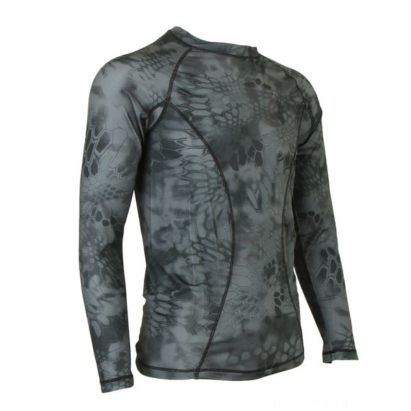 

high elasticity camouflage long sleeve tshirt outdoor wear athletic & outdoor apparel camo tight shirt hunting camo tshirt for adult, Blue;black